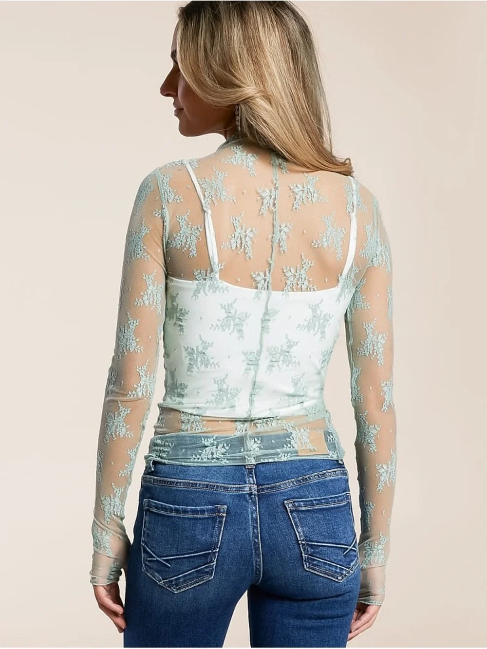 NWOT Free People Lady Lux Layering Top Mermaids Tale XS